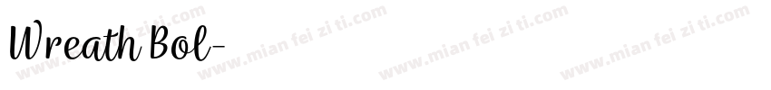 Wreath Bol字体转换